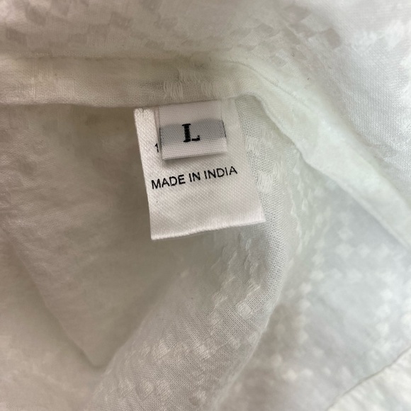 Banjanan Blue and Red Flamenco Top Size Large - Picture 10 of 11